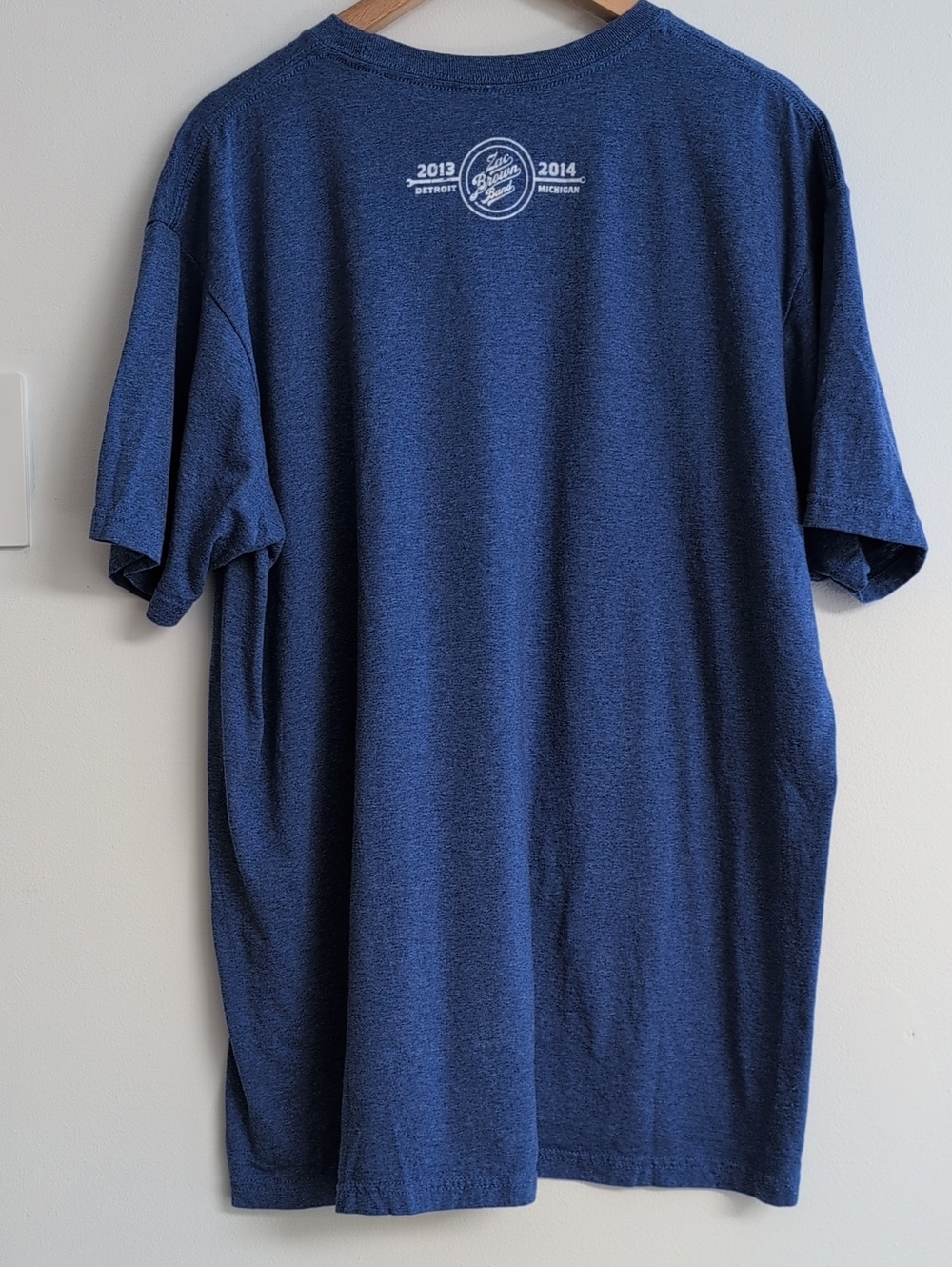Zac Brown Band Merch New Year's 2014 Tour Tee - Blue Size XXL - Picture 4 of 5